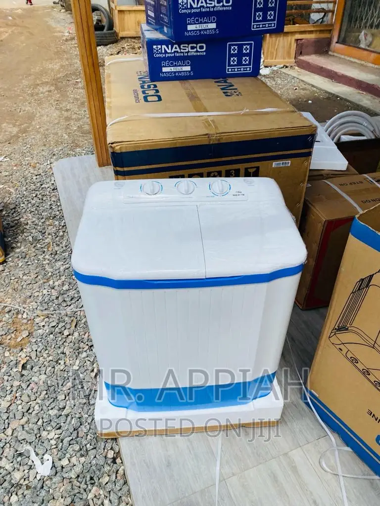Fast Washing Nasco 7kg Top Load Washing Machine + Spin/Dry.