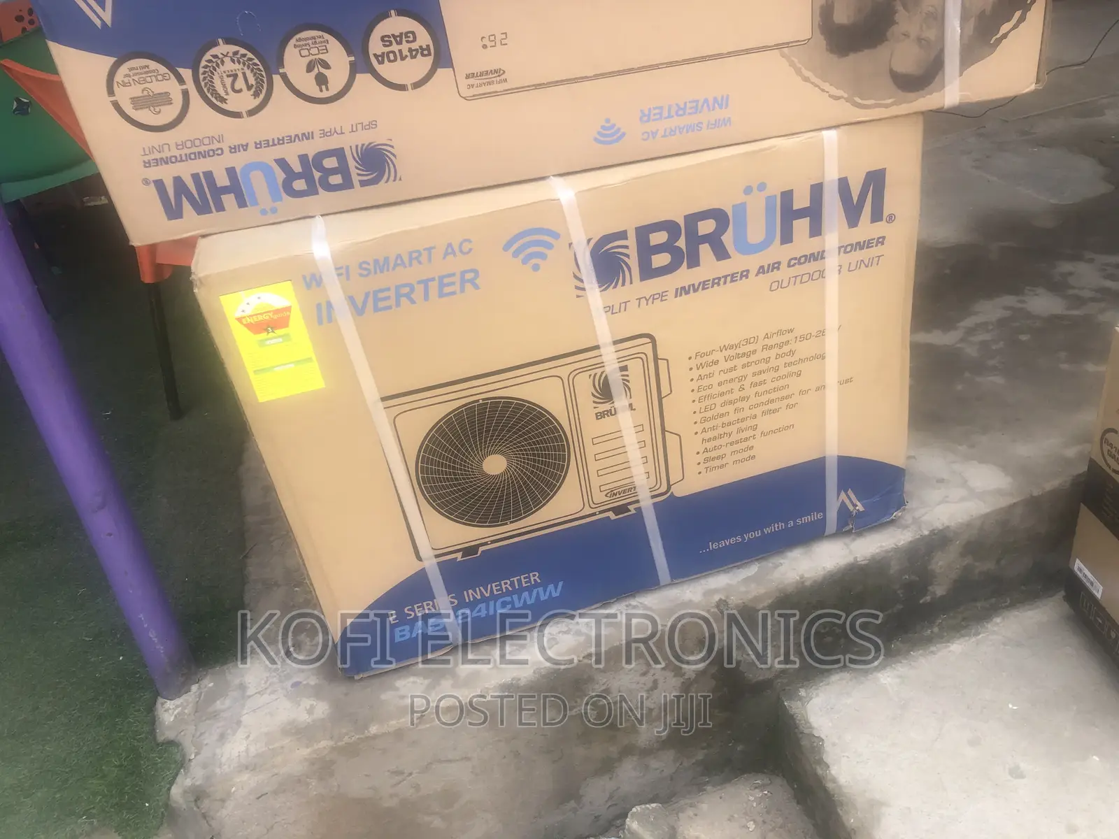 Bruhm 2.5hp Inverter Split AC BAS-24ICXW- R410 GAS