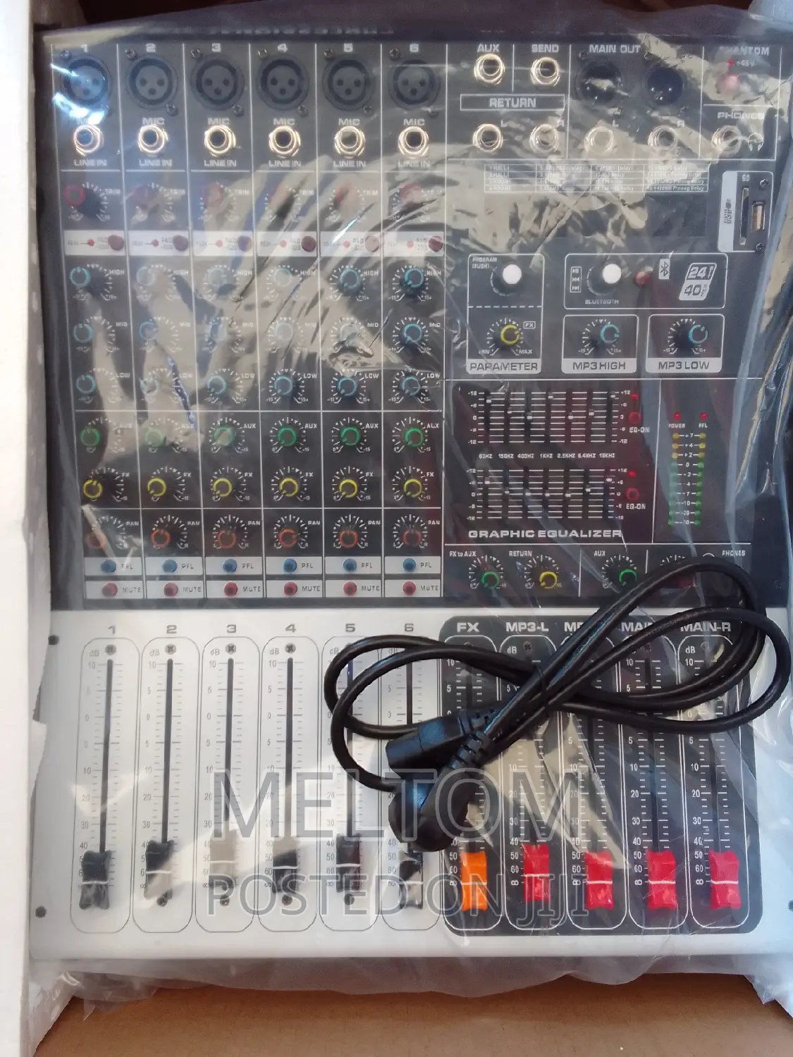 Yamaha Kv60 6channels Powered Amplifier Mixer