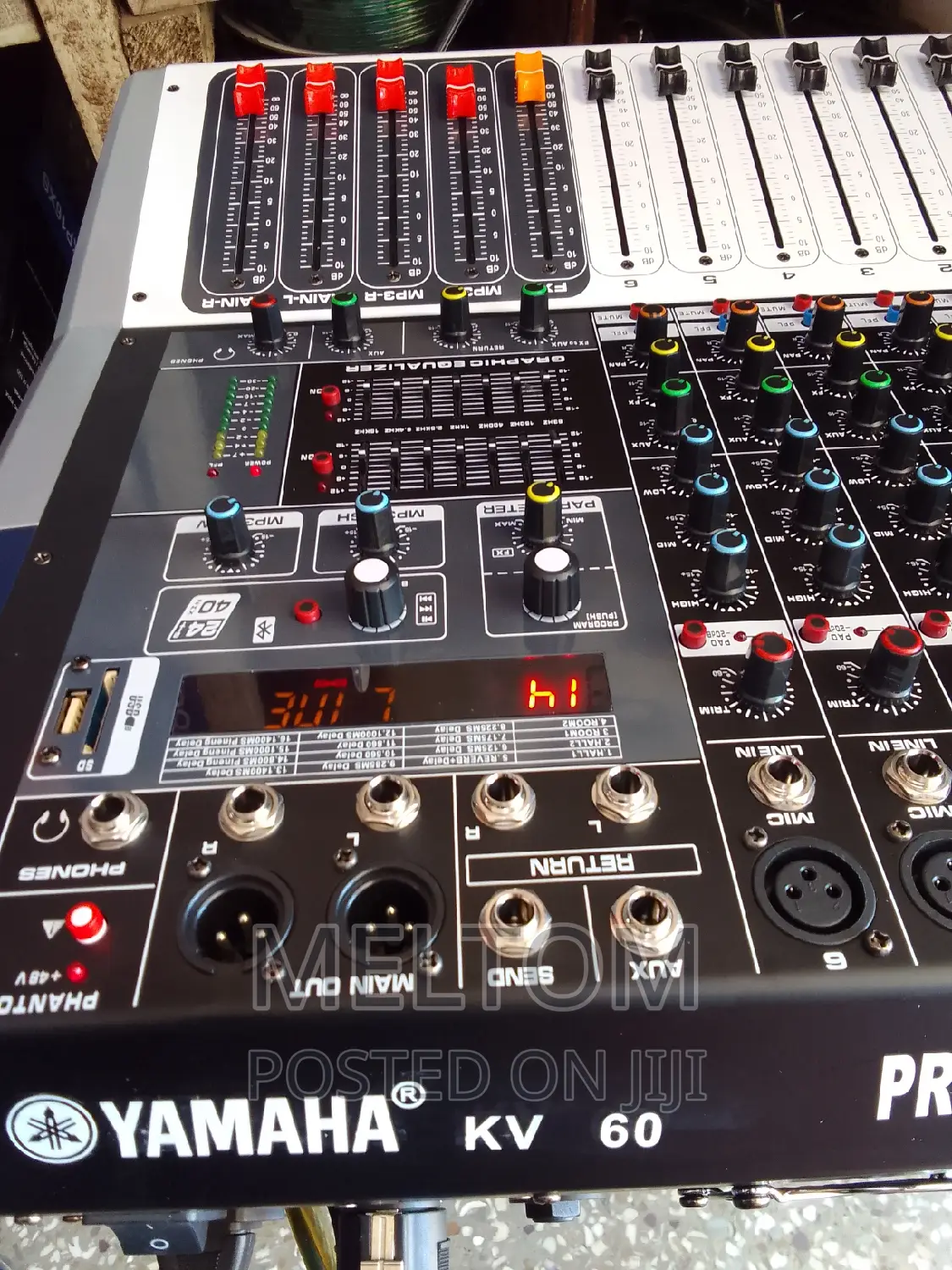Yamaha Kv60 6channels Powered Amplifier Mixer