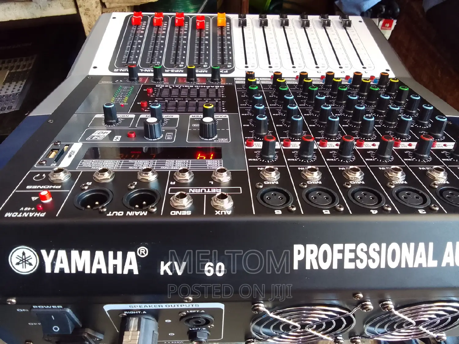 Yamaha Kv60 6channels Powered Amplifier Mixer