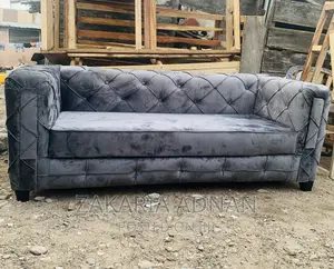 3 Seats Furniture Gray