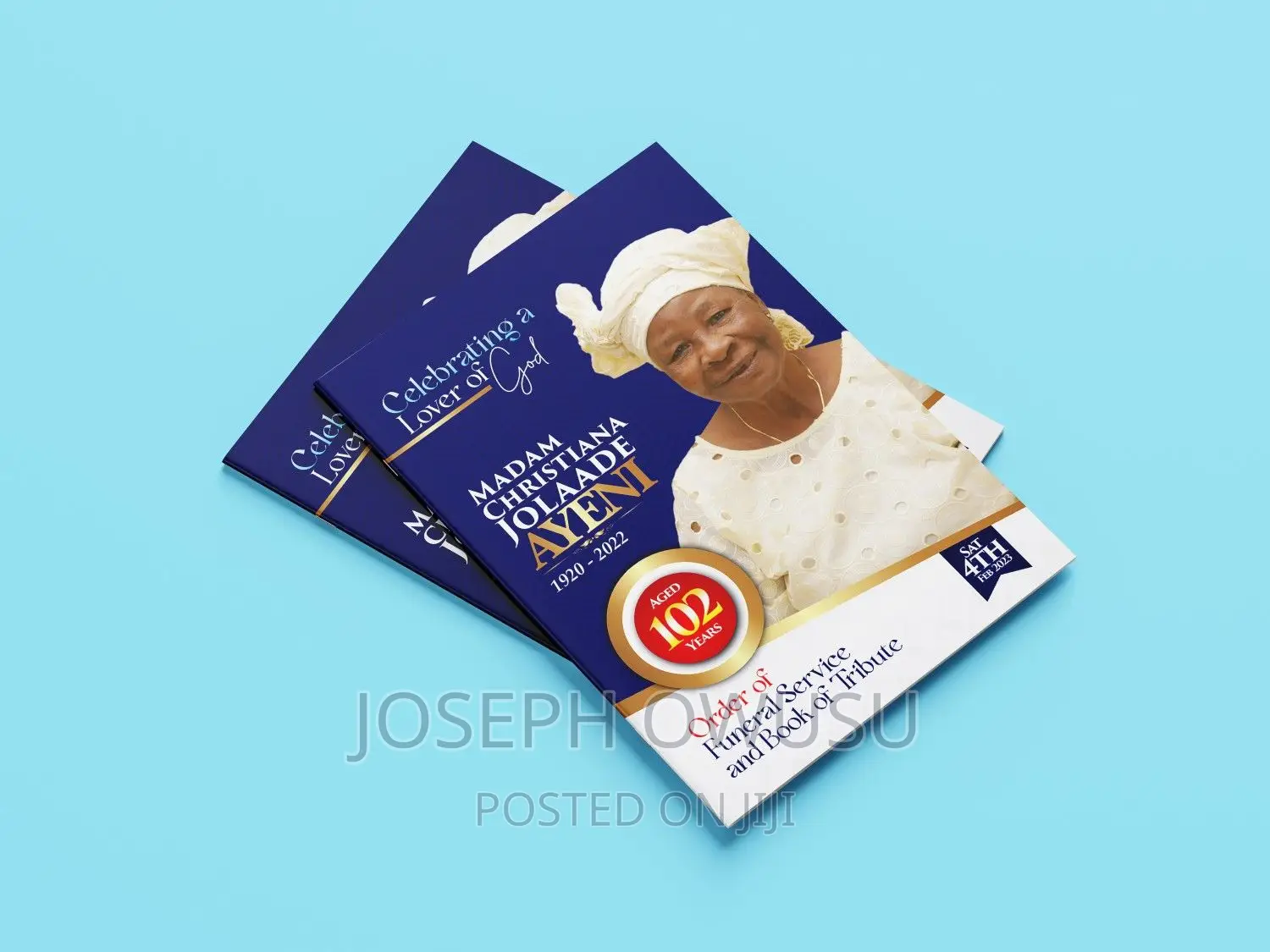 Funeral / Obituary Posters, Brochures And Souvenirs