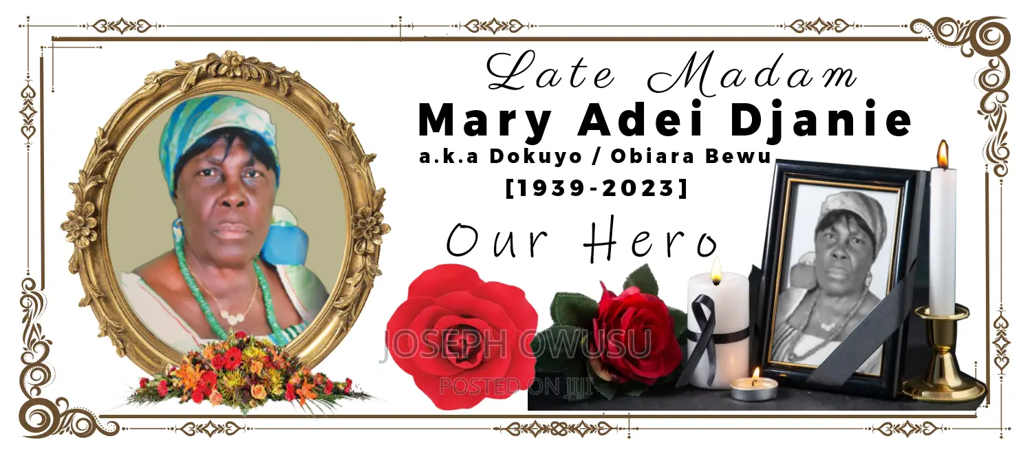 Funeral / Obituary Posters, Brochures And Souvenirs