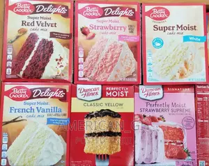 Berty Crocker and Duncun Hines Cake Mix