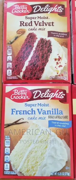 Berty Crocker and Duncun Hines Cake Mix