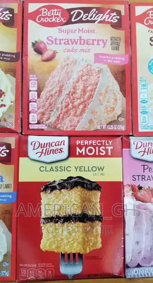 Berty Crocker and Duncun Hines Cake Mix