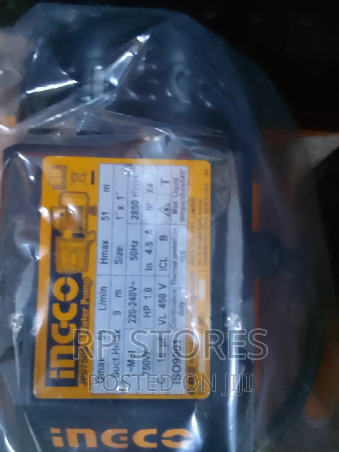 Ingco Electric Water Pump 1hp