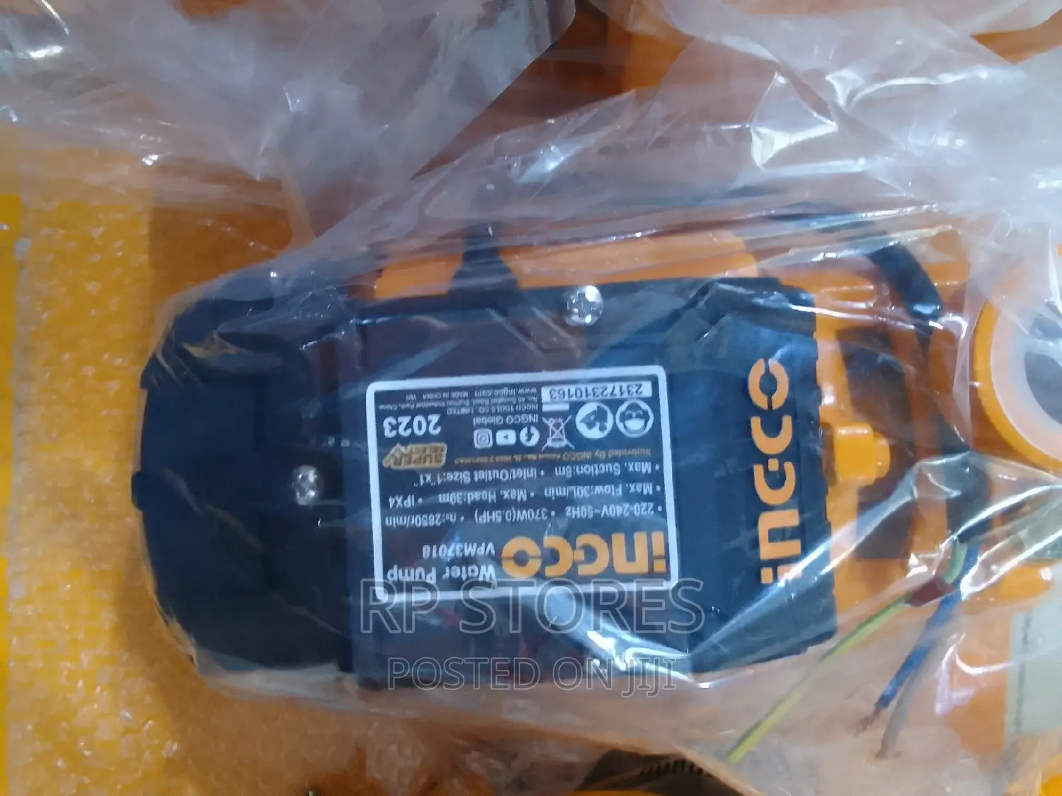 Ingco 0.5hp Electric Water Pump