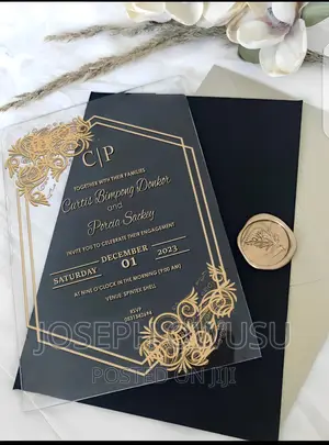 Wedding Invitation Cards - Transparent