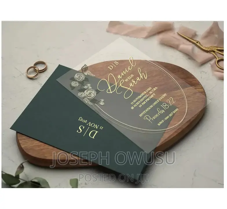 Wedding Invitation Cards - Transparent
