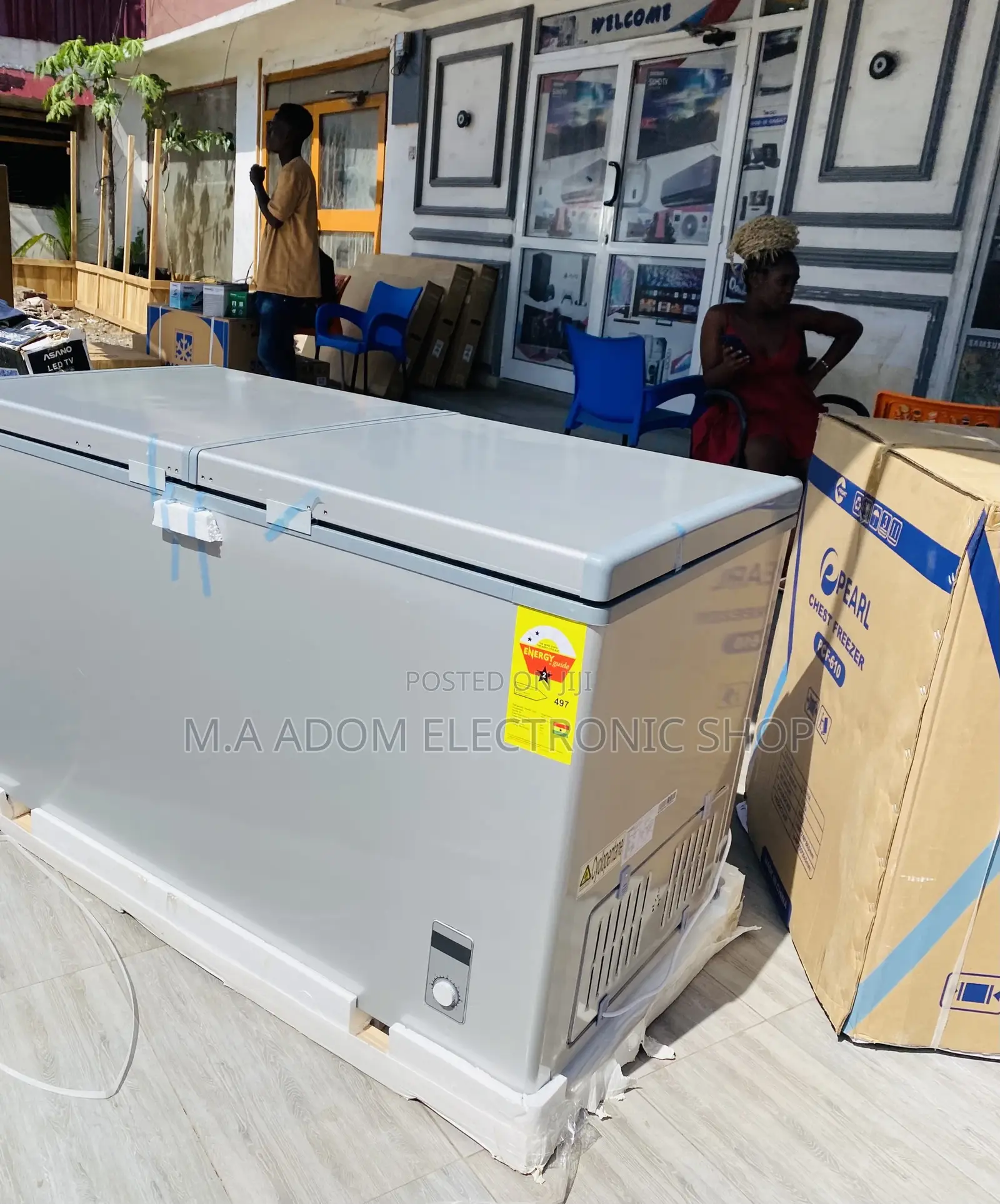 Buy Authentic Nasco Nas500fc-Dd Double Door Chest Freezer 