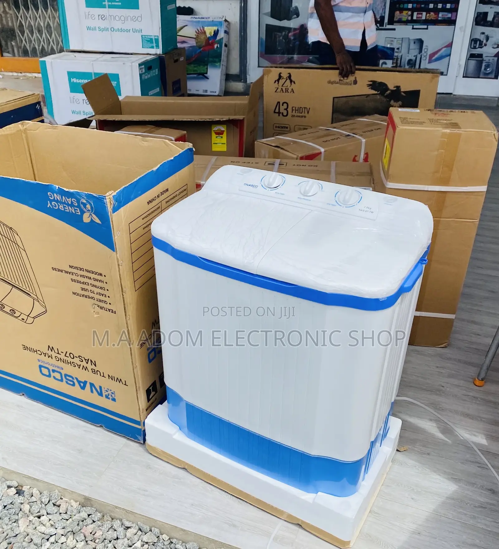 Buy Authentic Nasco 7kg Semi-Automatic Washing Machine 
