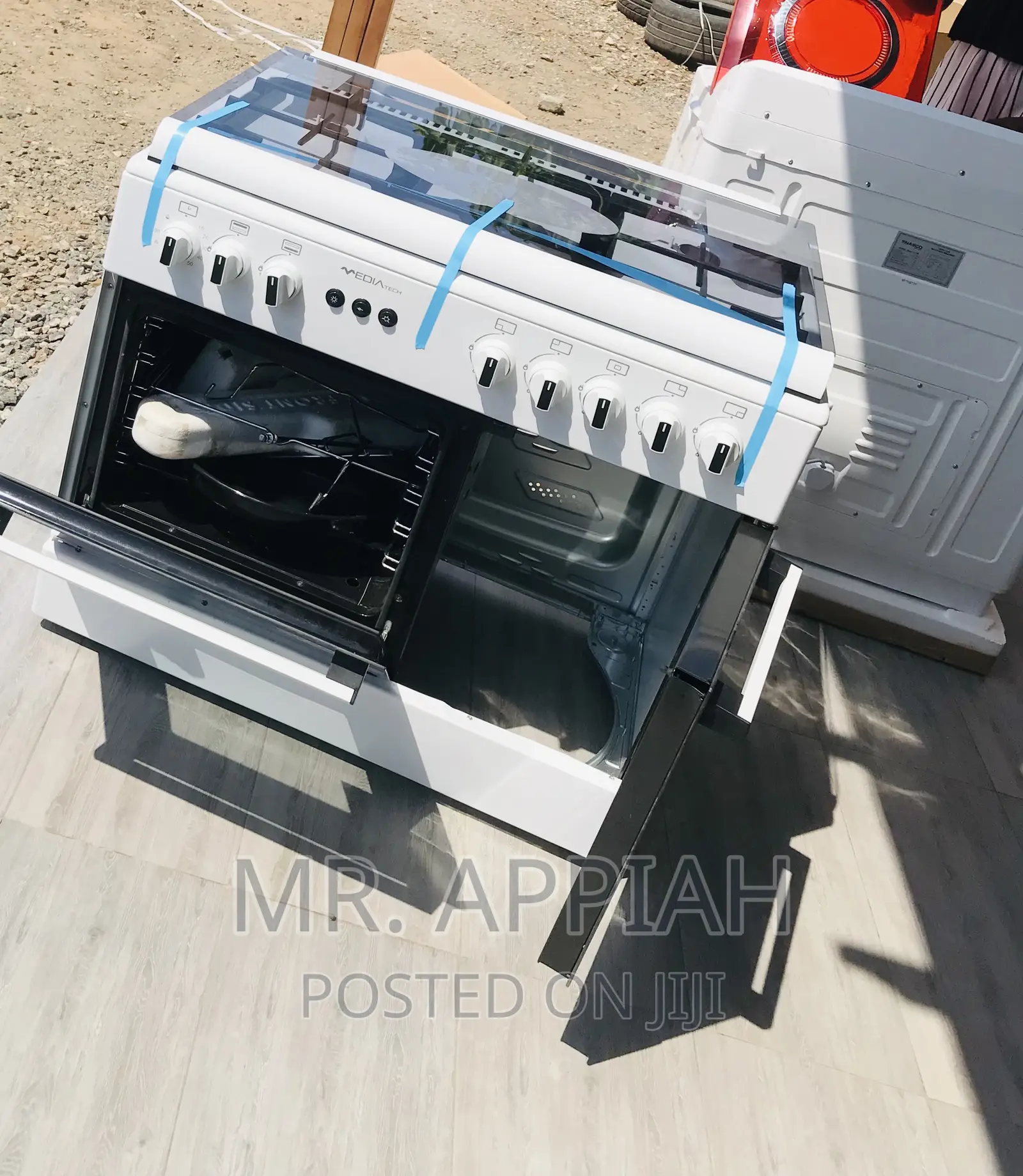 Energy Sufficient Midea 60x60 5 Gas Burner With Oven(White)