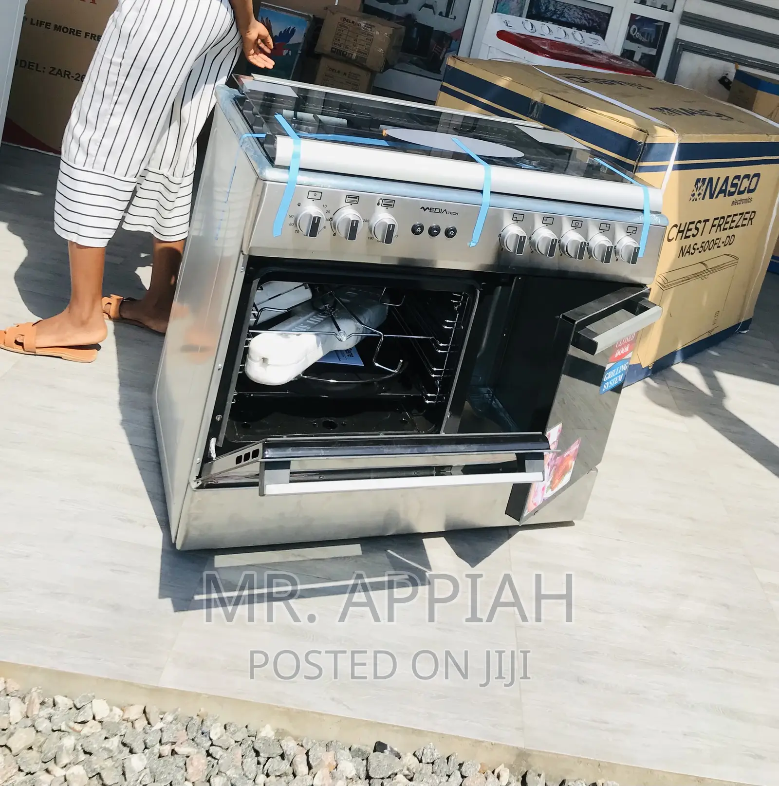 Latest Affordable,Reliable Midea5 Gas Burner With Oven,Gray