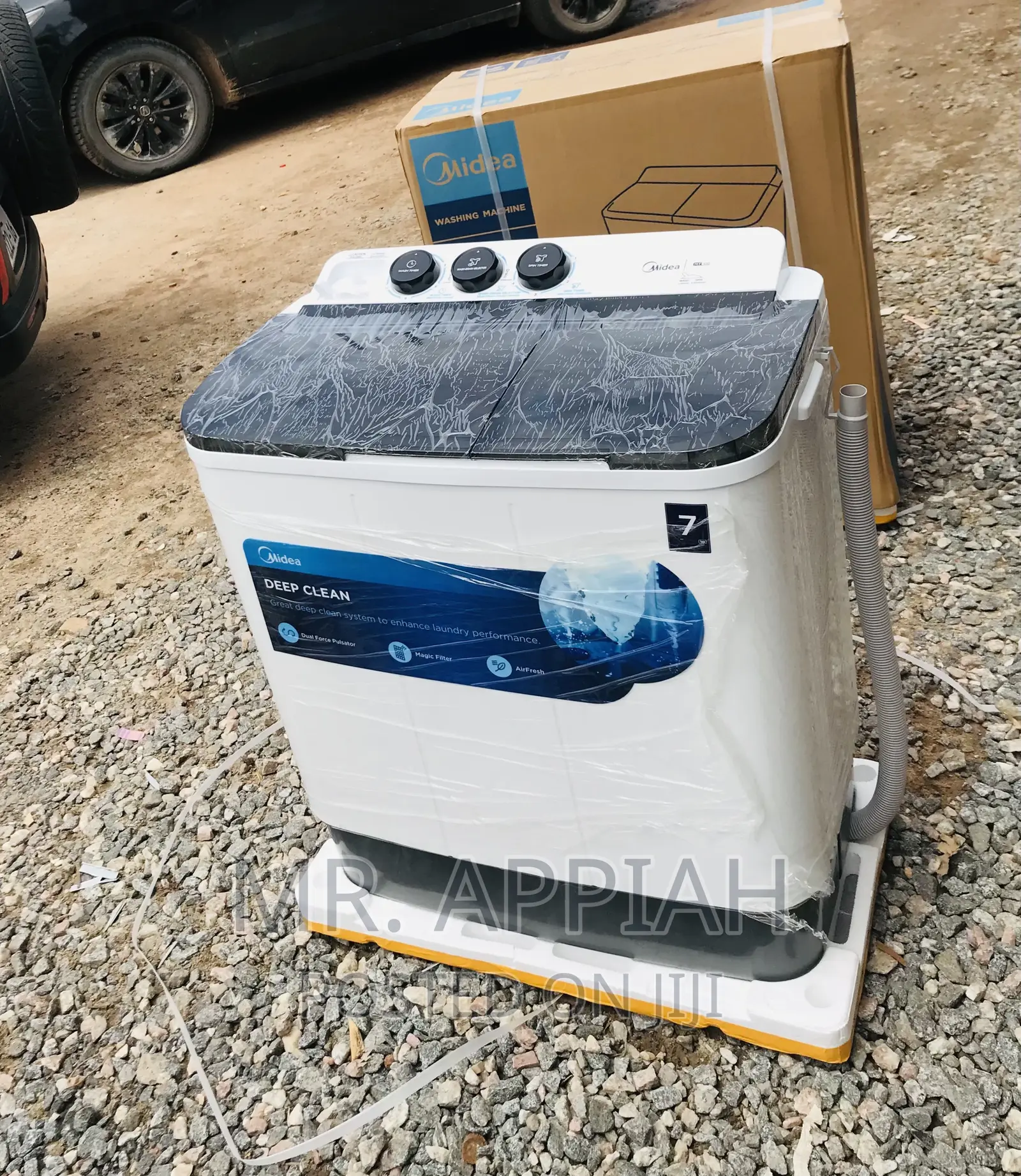 Durable and Affordable Midea 7kg Electric Washing Machine.