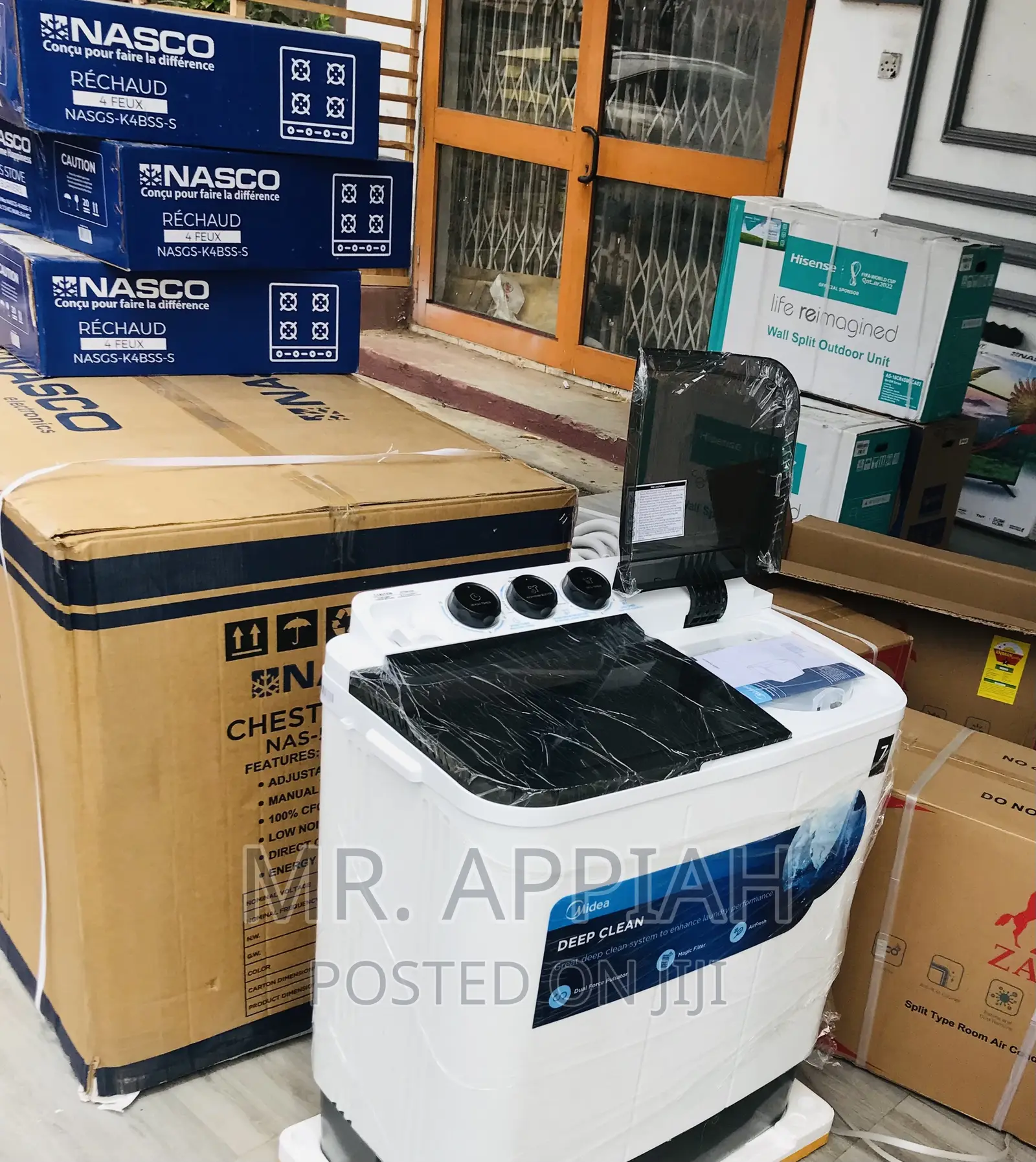 Fast Washing Midea 7kg Electric Top Load Washing Machine.