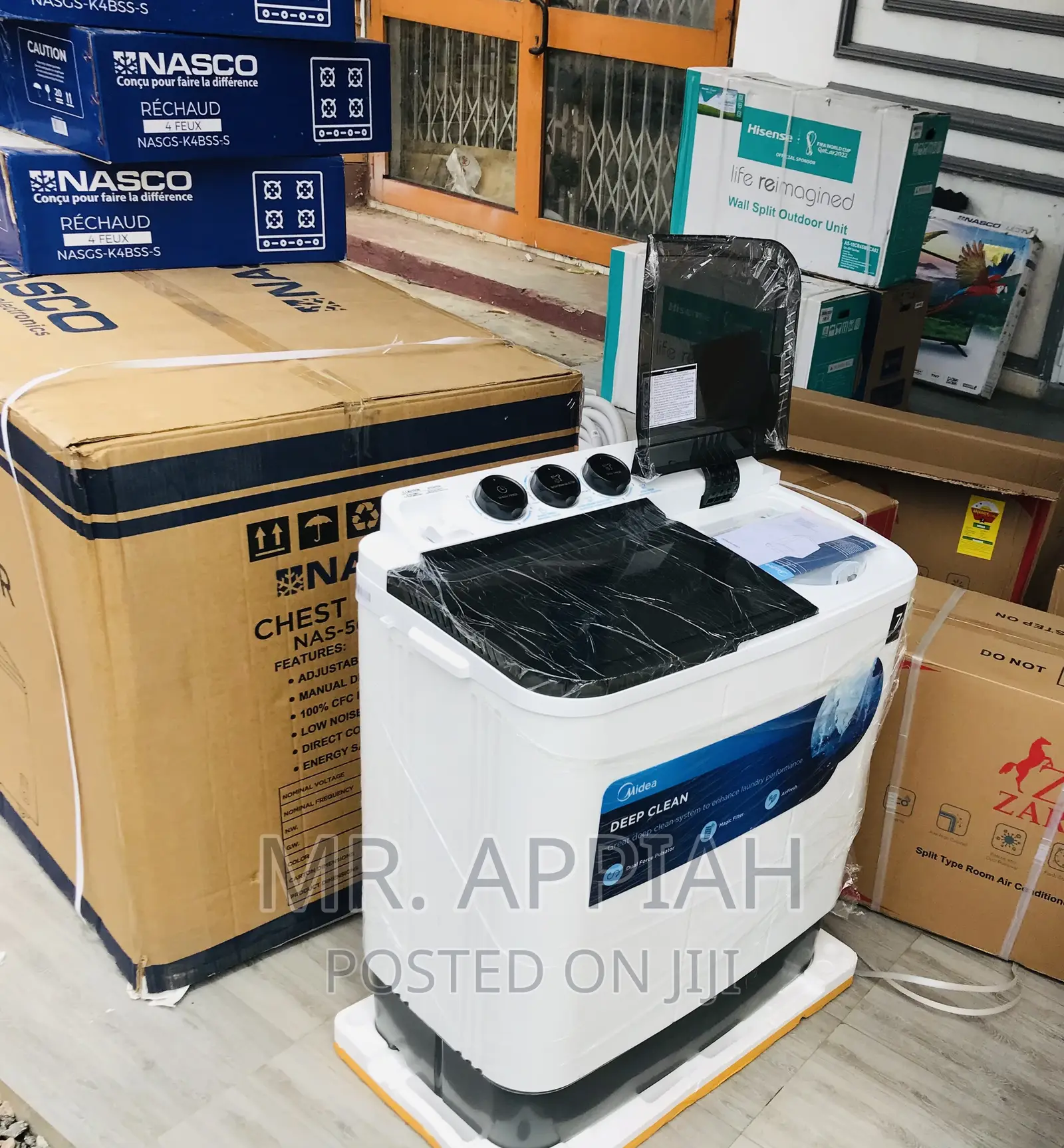 Buy Original Midea 7kg Electric Washing Machine + Spin/Dry.