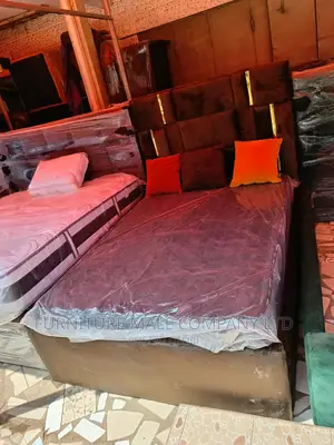 Double Bed With Mattress. Free Delivery