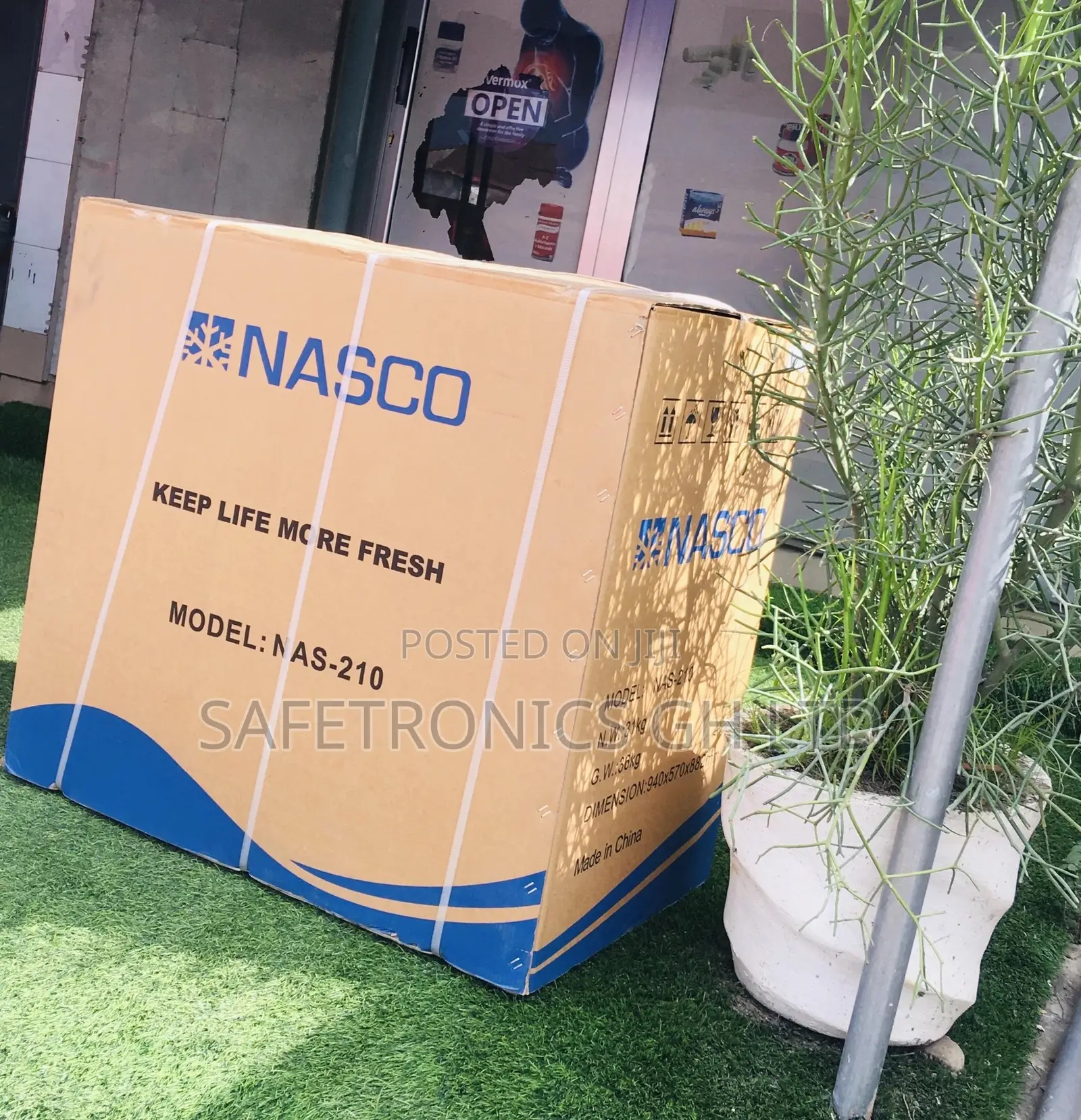 Gray Nasco Nas-210 Chestfreezer Singledoor 200 Liter