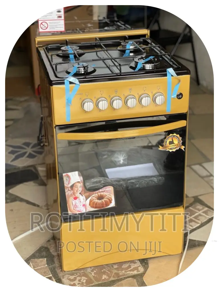 Volcano 4 Burner Gas Cooker With Oven and Grill Oven Light in Accra