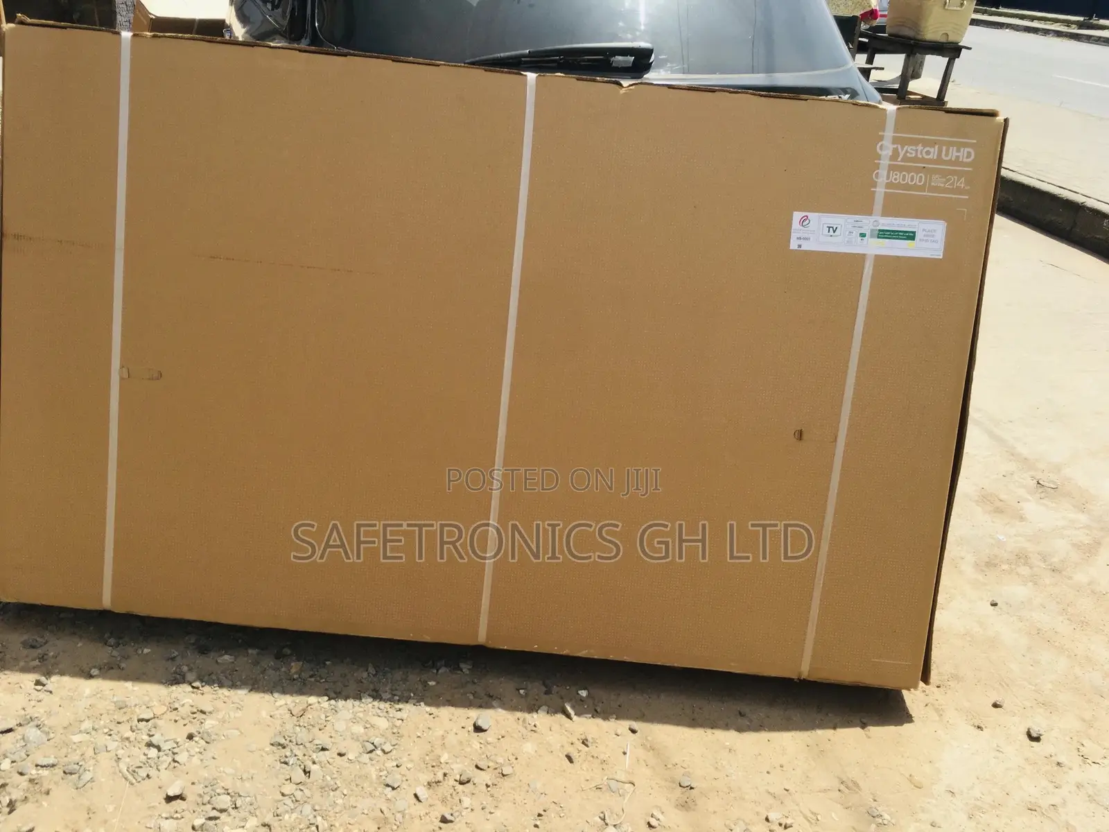 Glossy LED UHD Smart Cu80 Samsung 85 Inches Black Tv 
