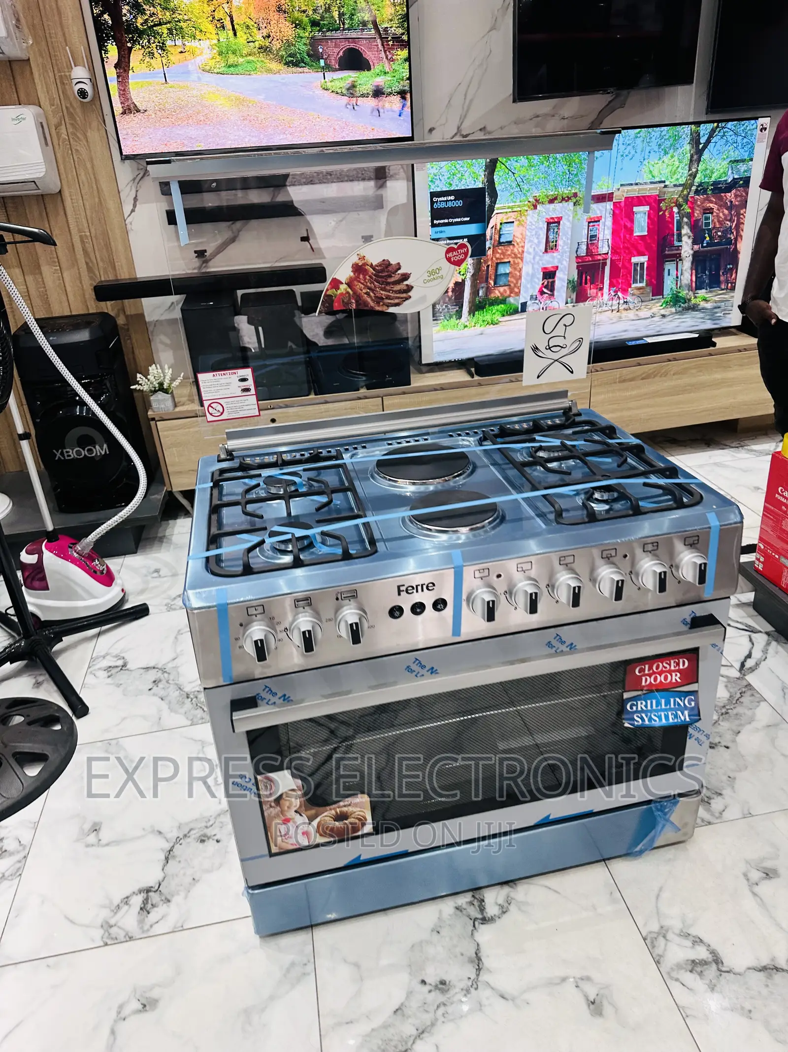 Grilling System 4+2 Stove Oven Gas Electric Cooker 60/90