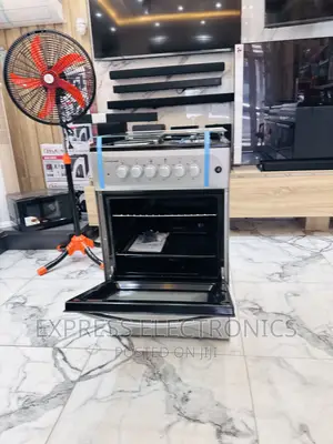Sliver Inbuilt Lamp 2-2 Stove Cooker 50/50 Volcano