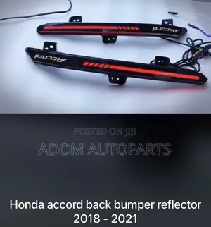 Accord Back Bumper Led Reflector 2018 2019 2020 2021 2022