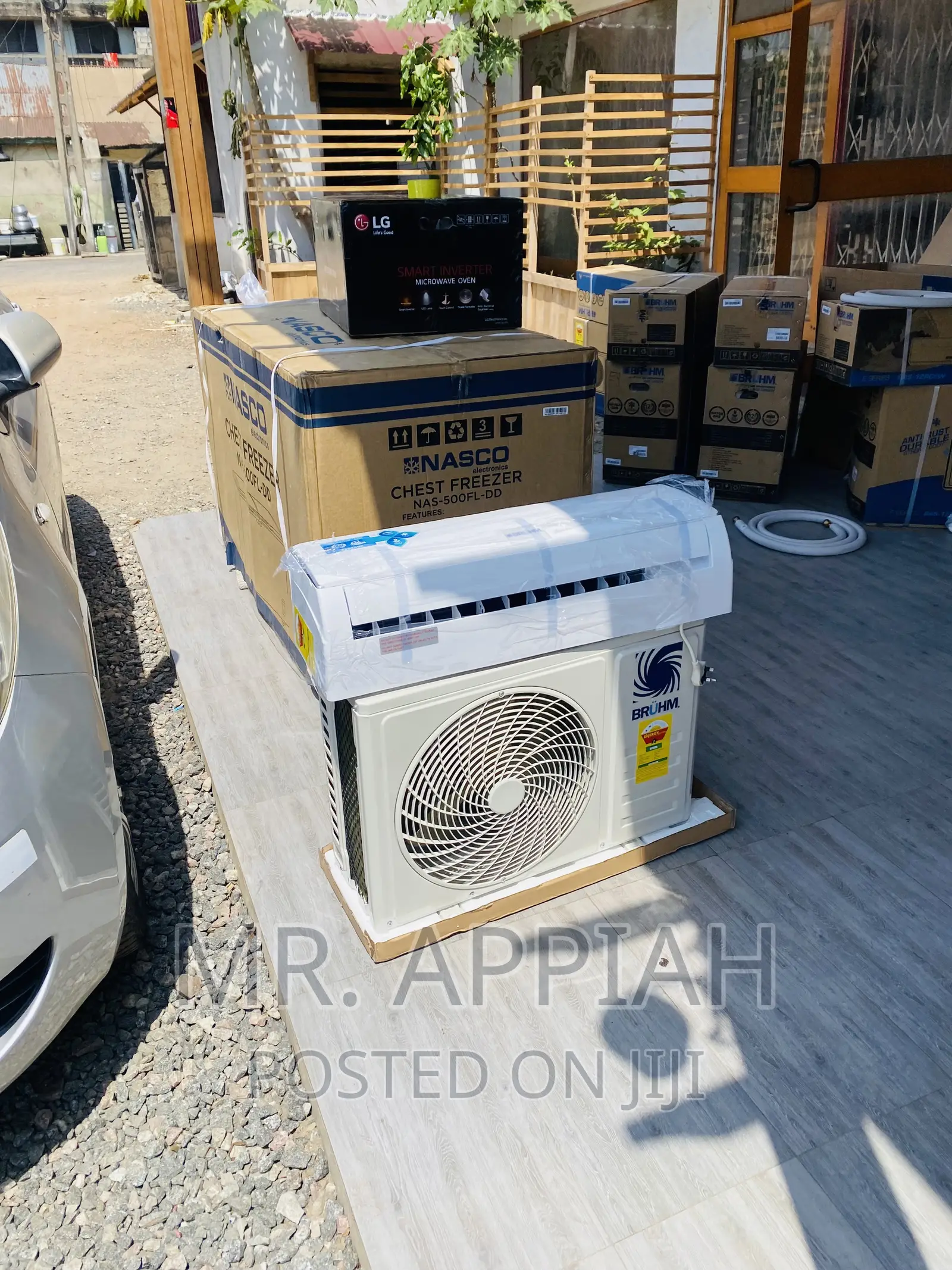High Quality Bruhm 1.5HP Split Type Electric Ac(White).