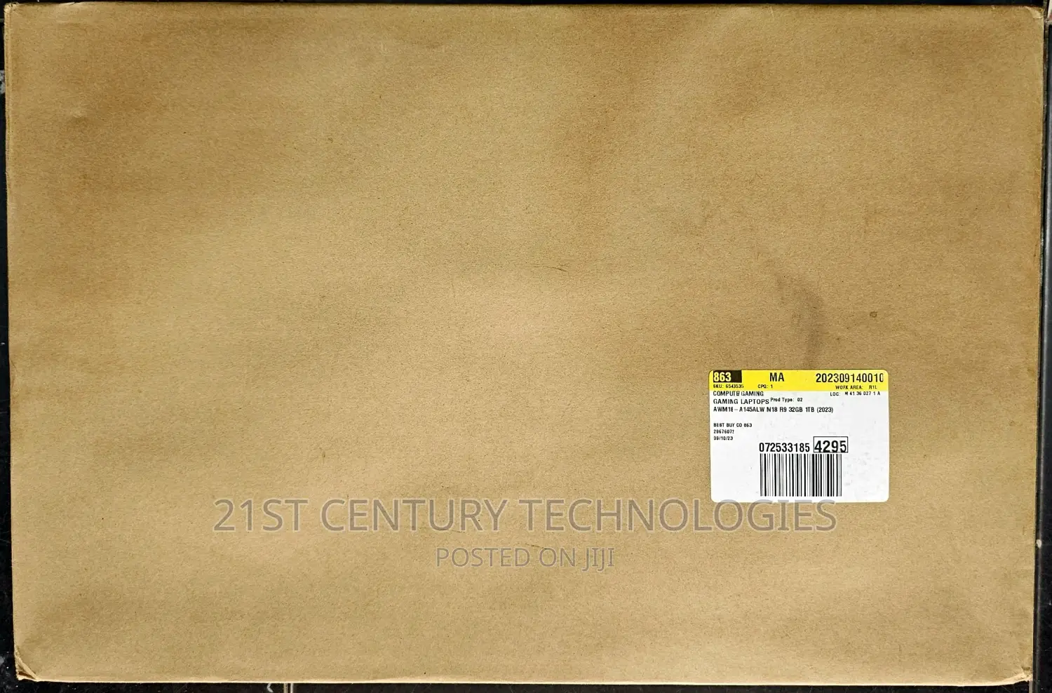 New Laptop Dell Alienware M18X 32GB AMD Ryzen 9 SSD 1T