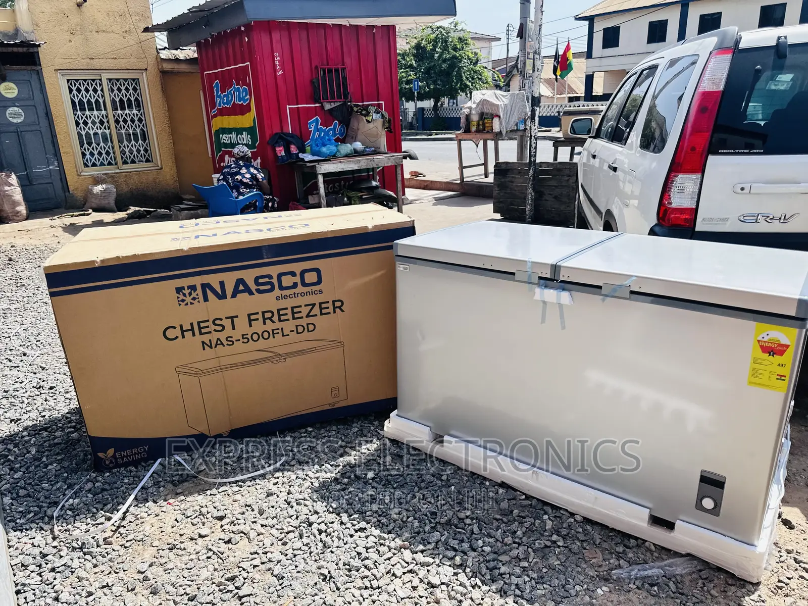 Double Door Chest Freezer 425L Nasco