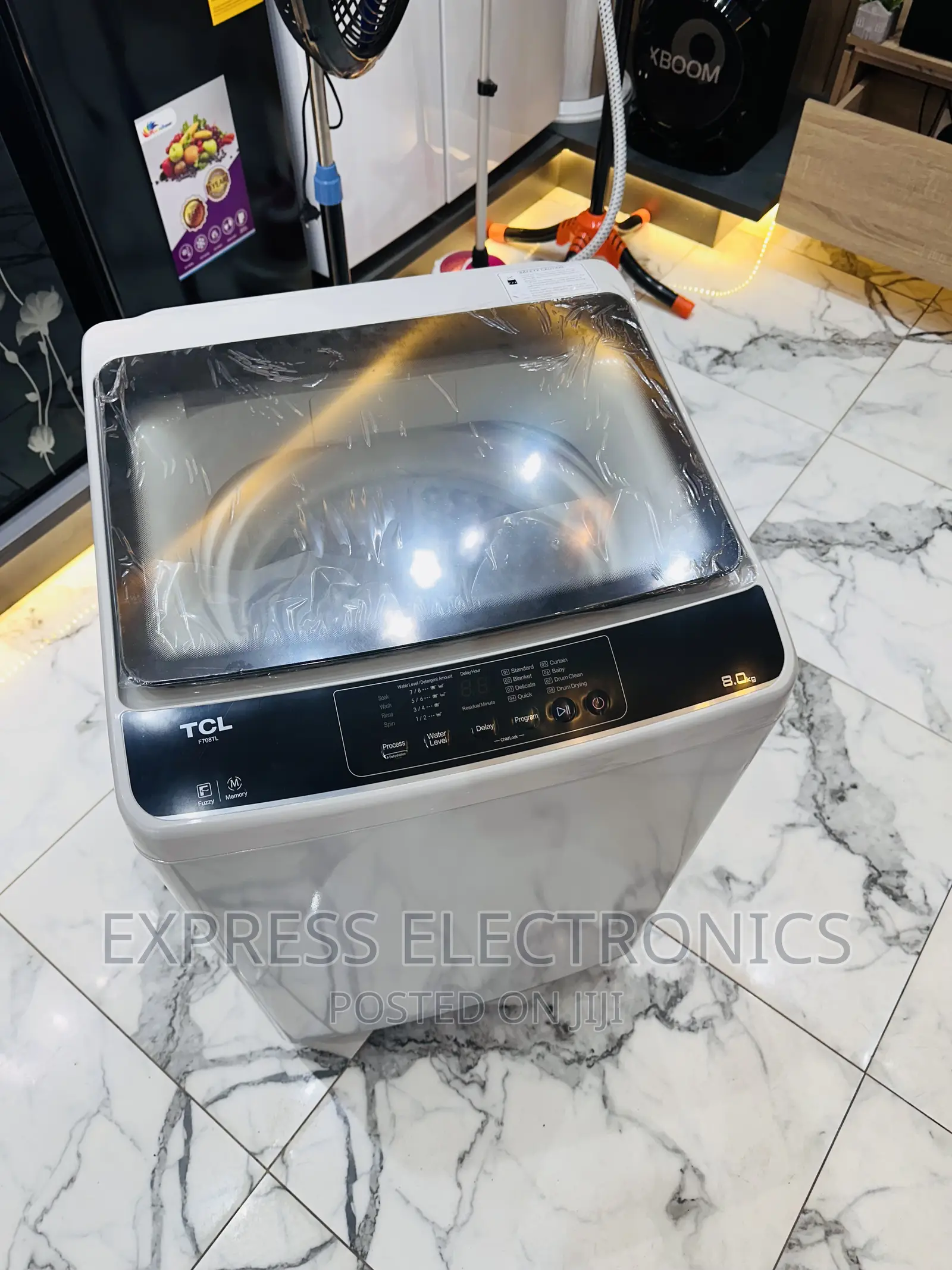 Transparent Lid Cover TCL Topload Washing Machine 8kg