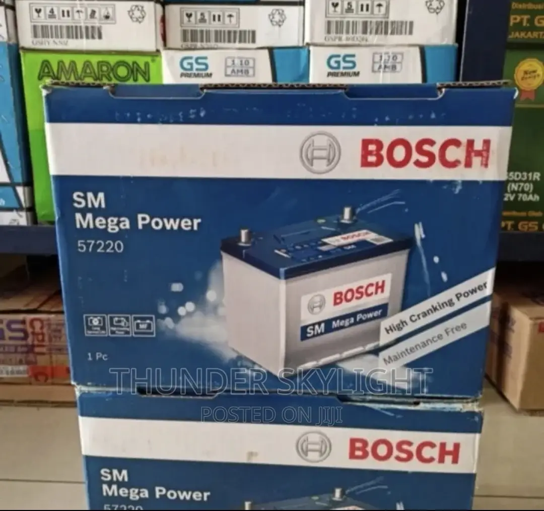 15 Plates Battery Bosch 72 Ah Mega Power