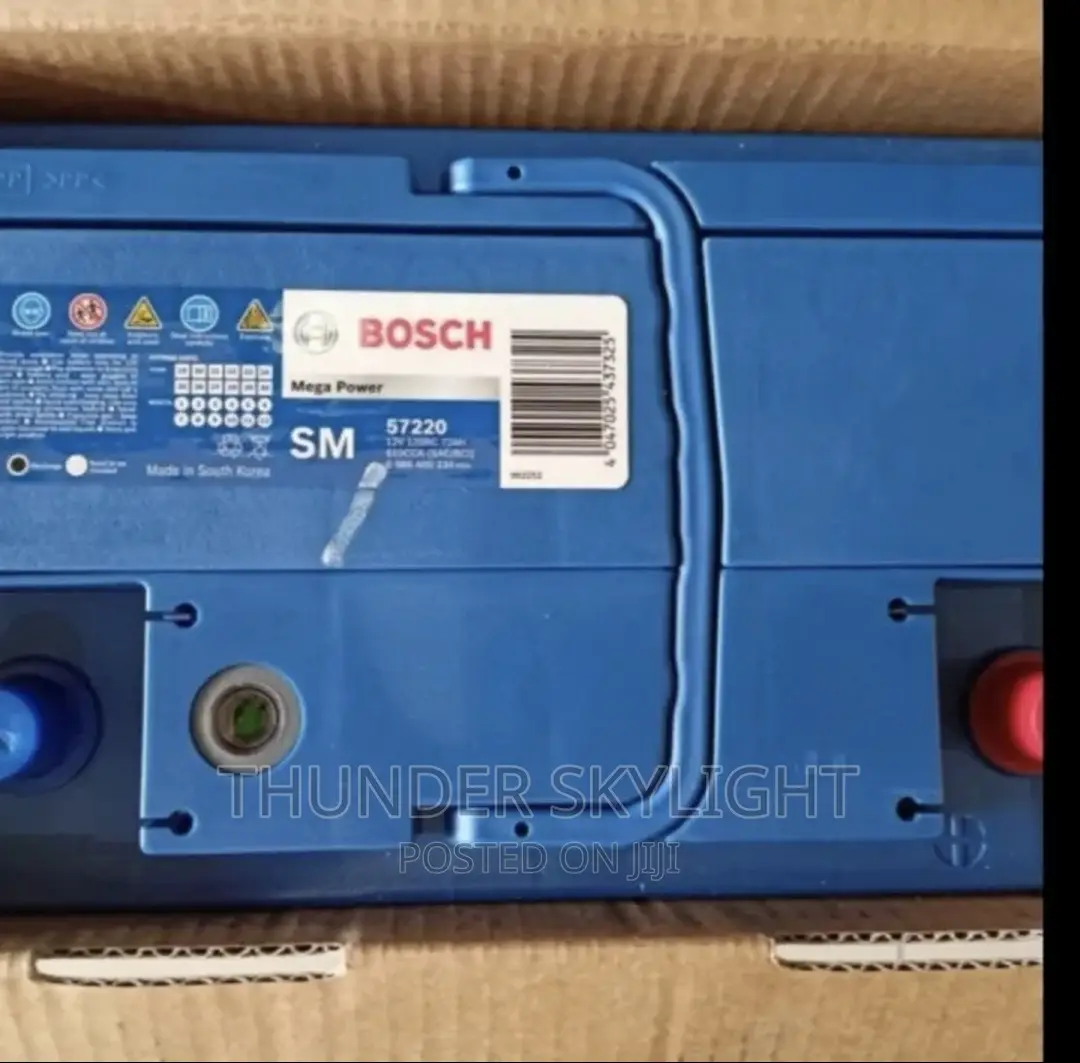 15 Plates Battery Bosch 72 Ah Mega Power