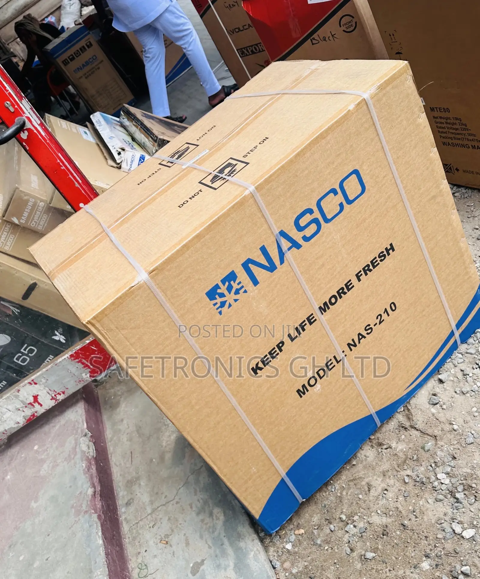 Chestfreezer Nas-210 Singledoor 200 Liters Electric 