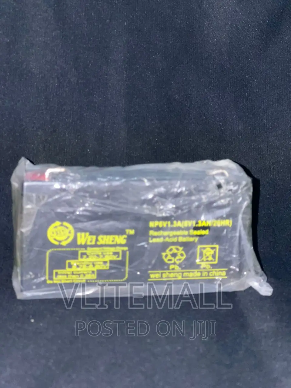 6V 1.3AH Rechargeable Sealed Lead-Acid Battery