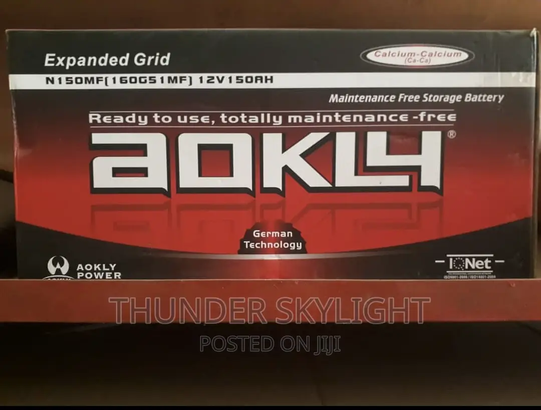 25 Plates Heavy Duty Battery 150 Ah Aokly