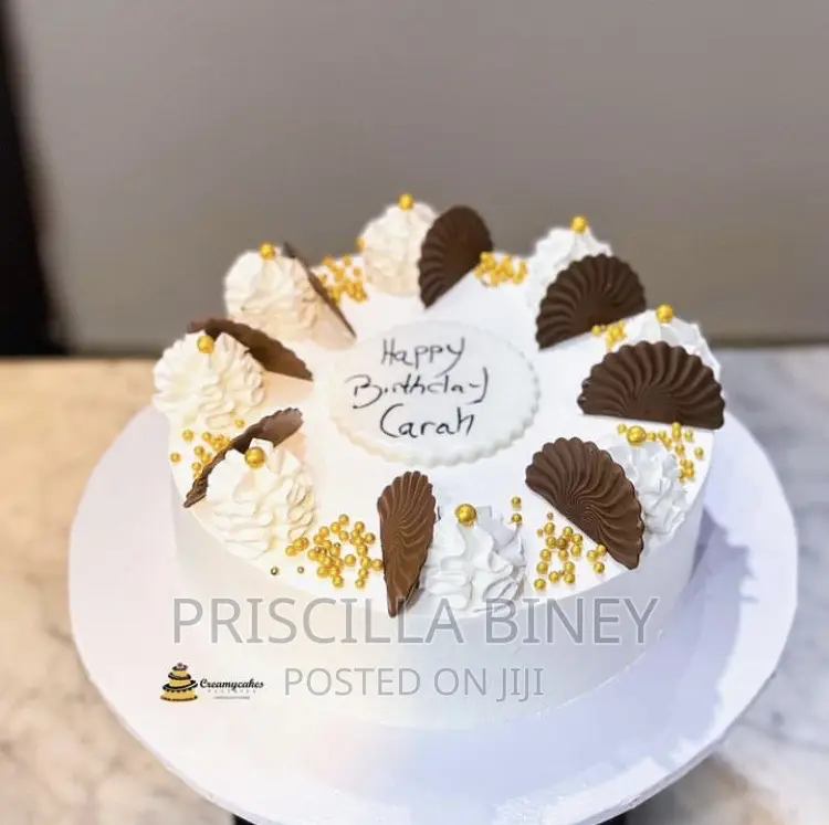 Cream Birthday Cake