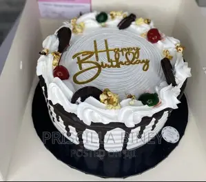 Cream Birthday Cake