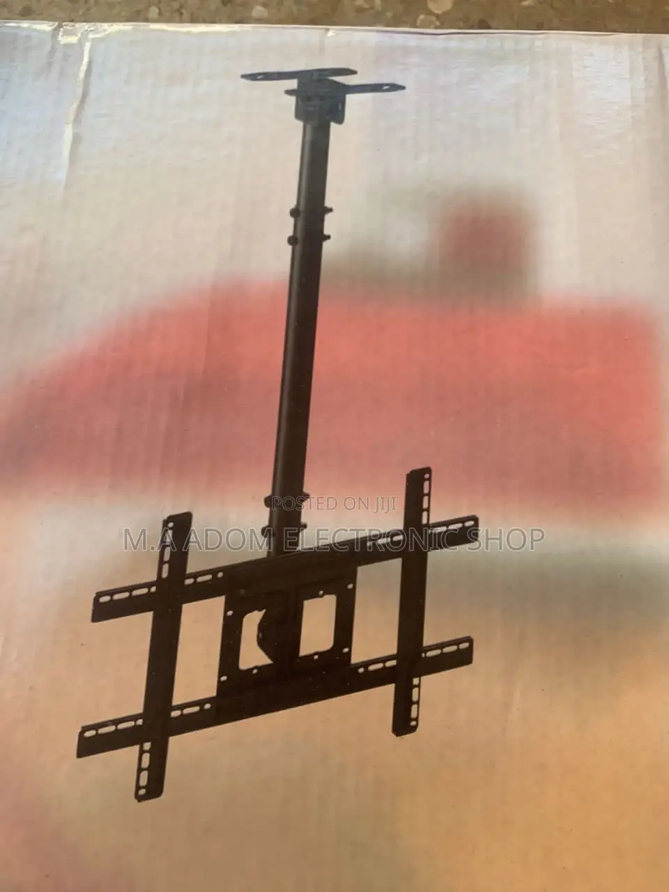 Classic Design Ceiling Wall Mount for 32” to 75” Tv(Black) 