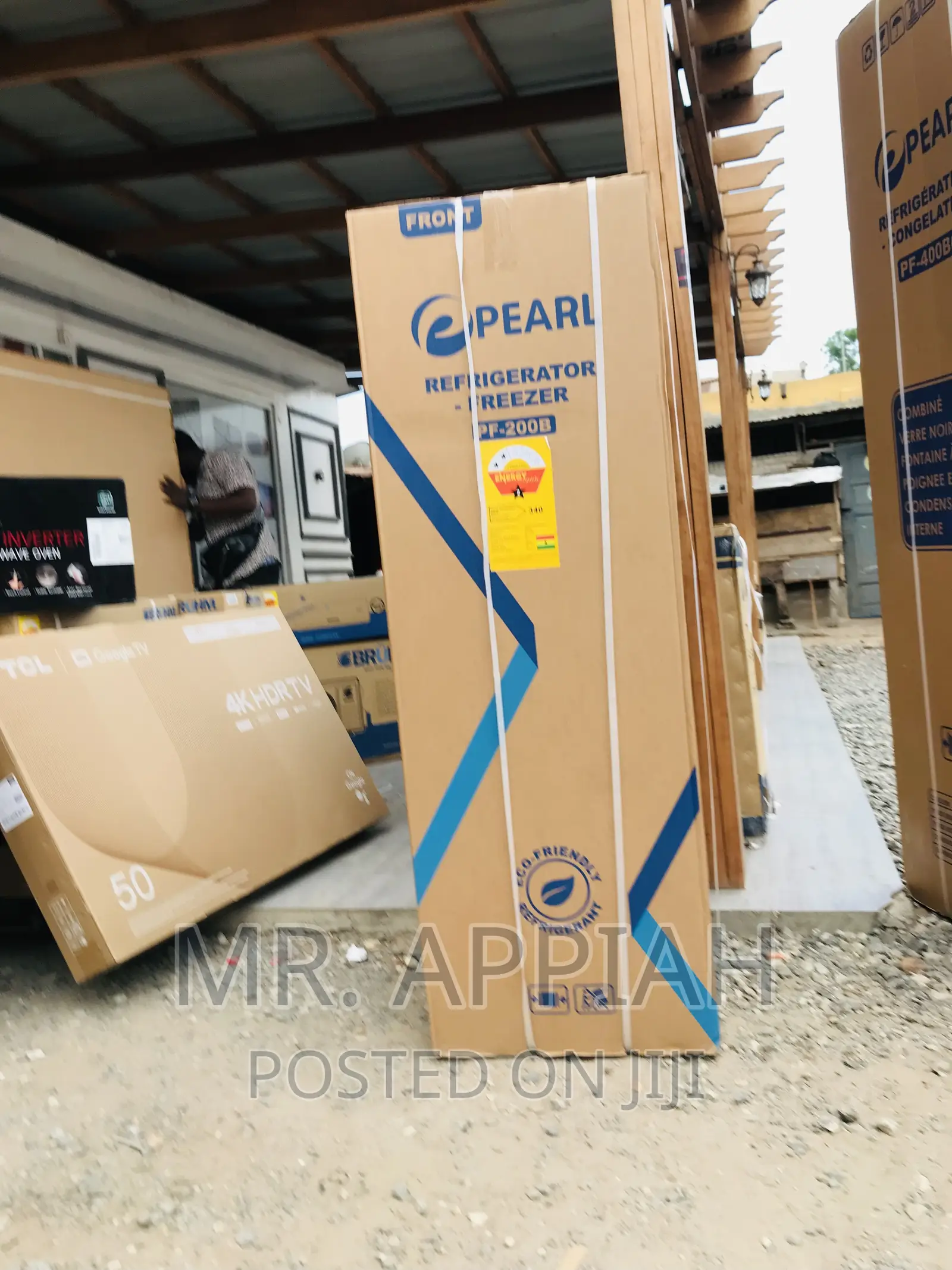 Original Pearl PF-200B Double Door Electric Refrigerator M.