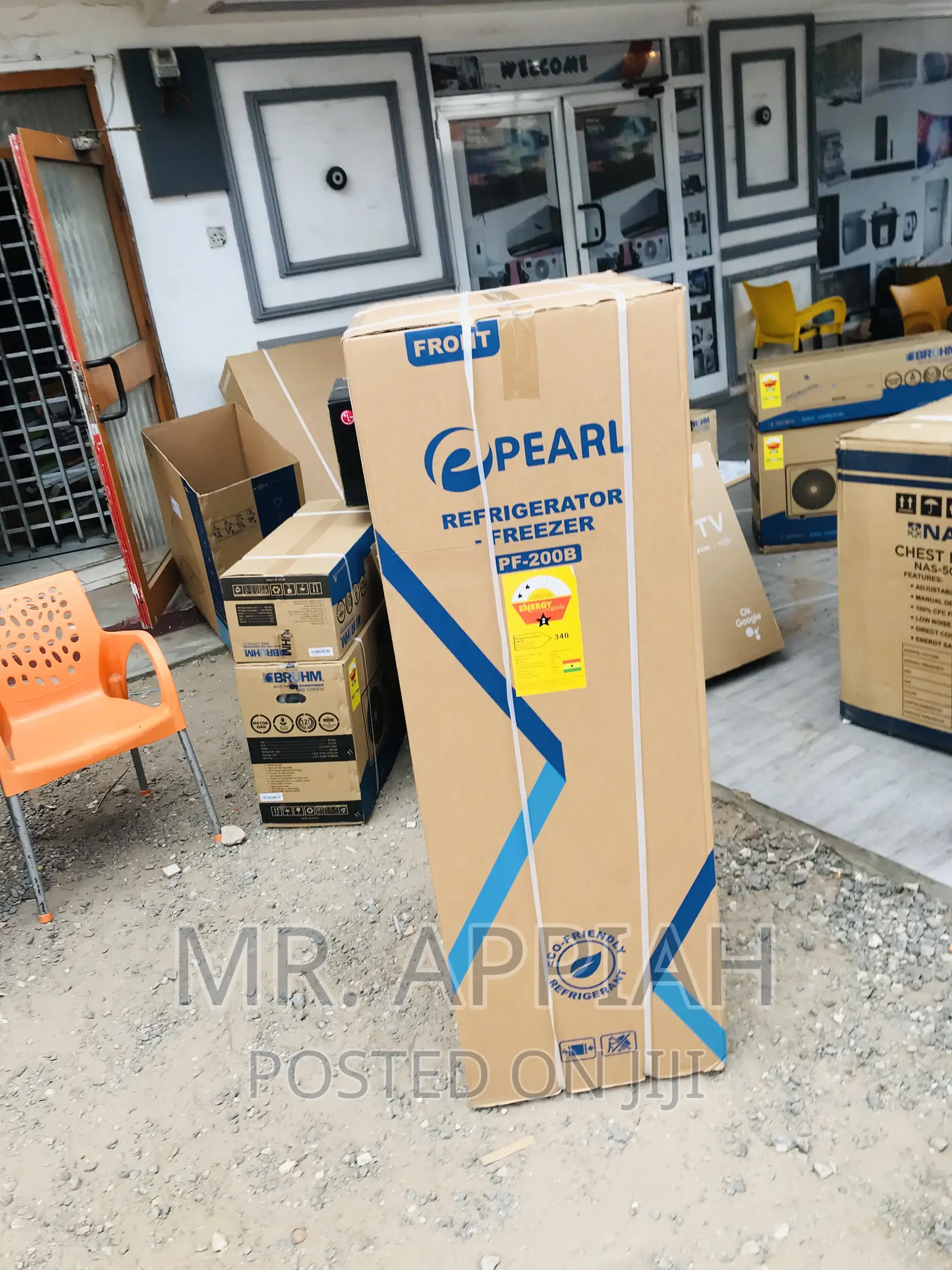 Fast Chilling Pearl PF-200B Double Door Electric Fridge 