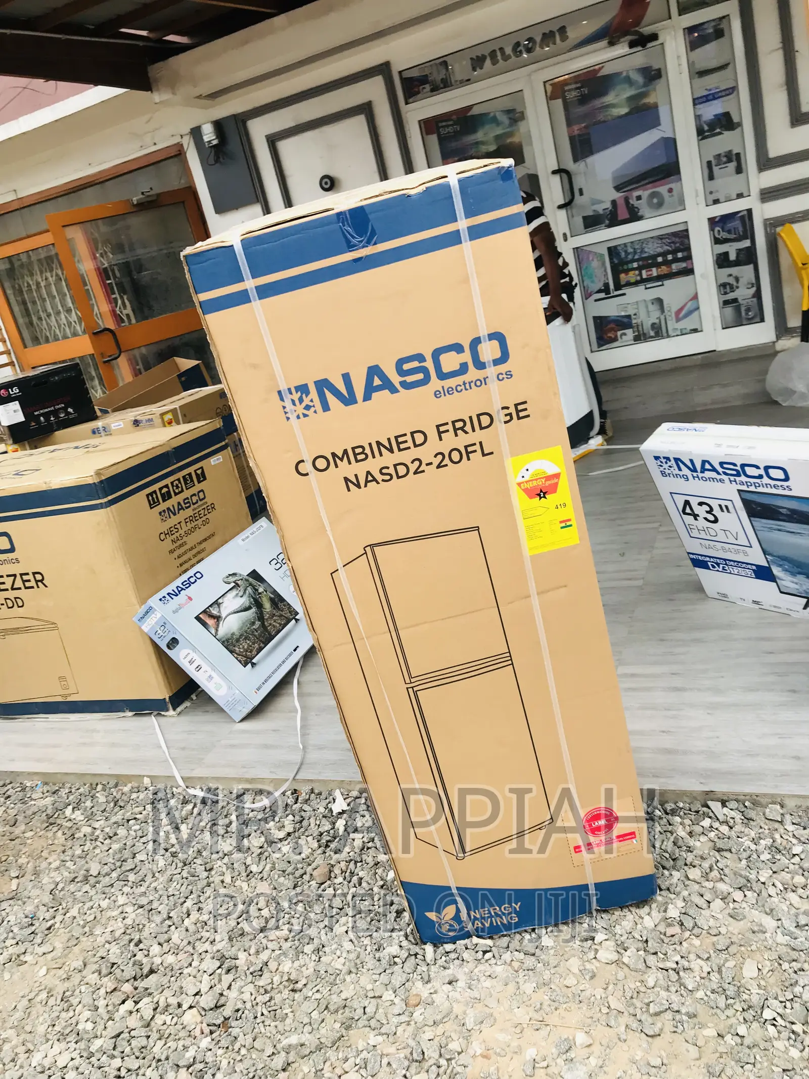Super Chilling NascoNasd2-20fl 2 Door Electric Refrigerator