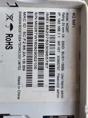 Busy Mifi/ Wifi Unlocking