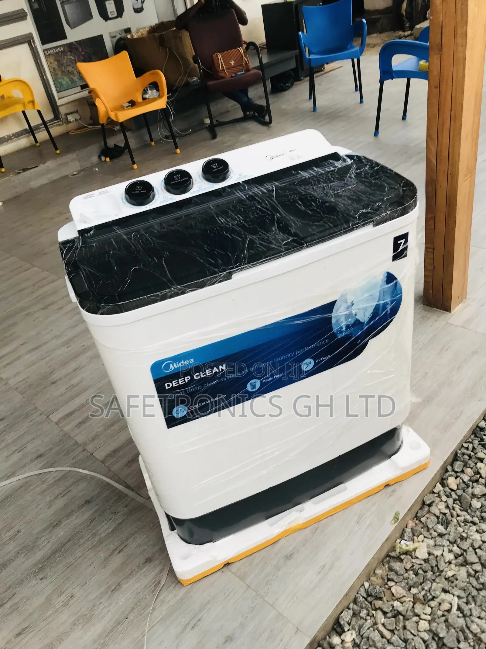 Semiautomatic Topload 7kg Midea Twintub Washingmachine 