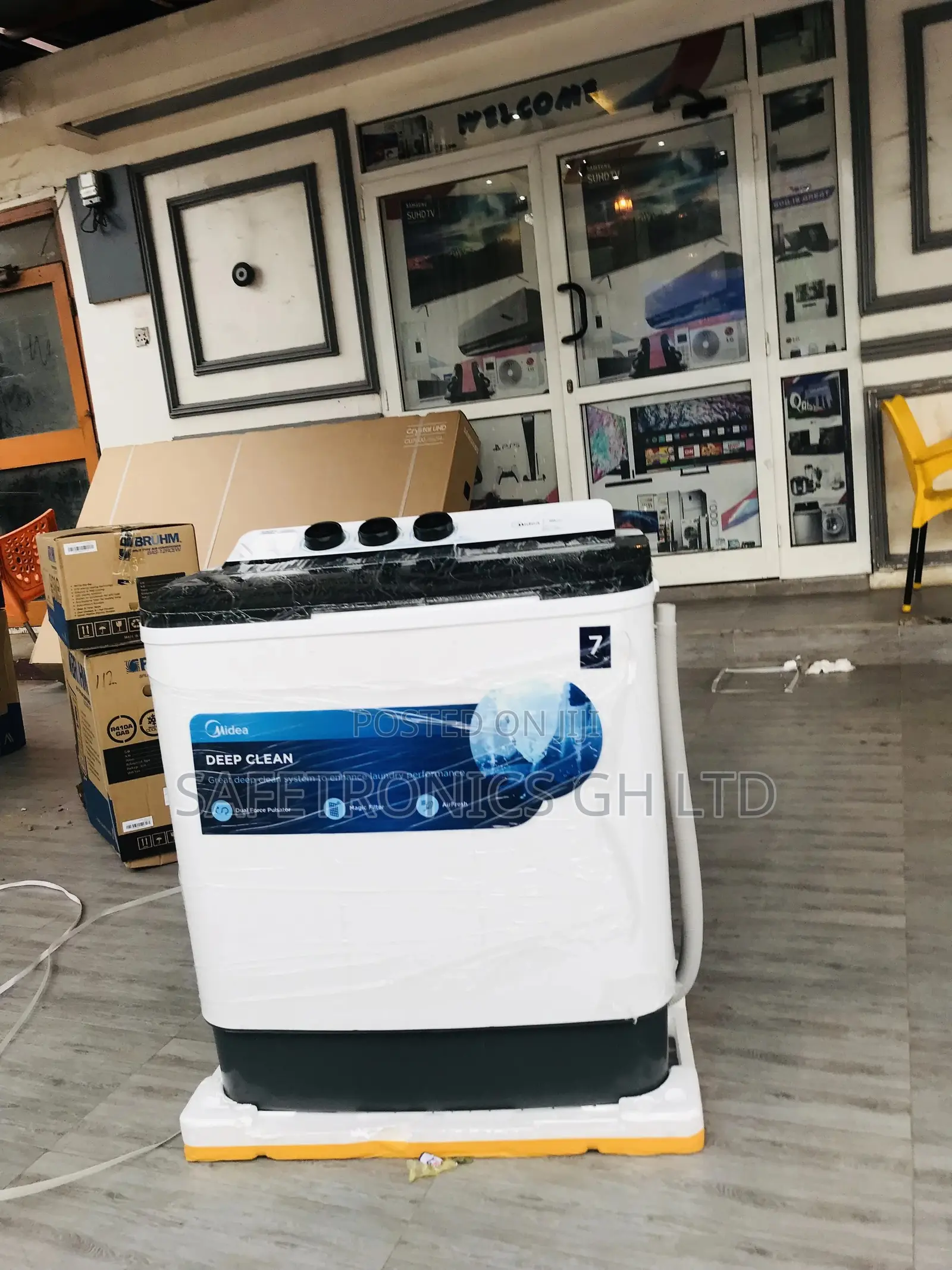Purchase 7kg Washingmachine Topload Semiautomatic Midea 