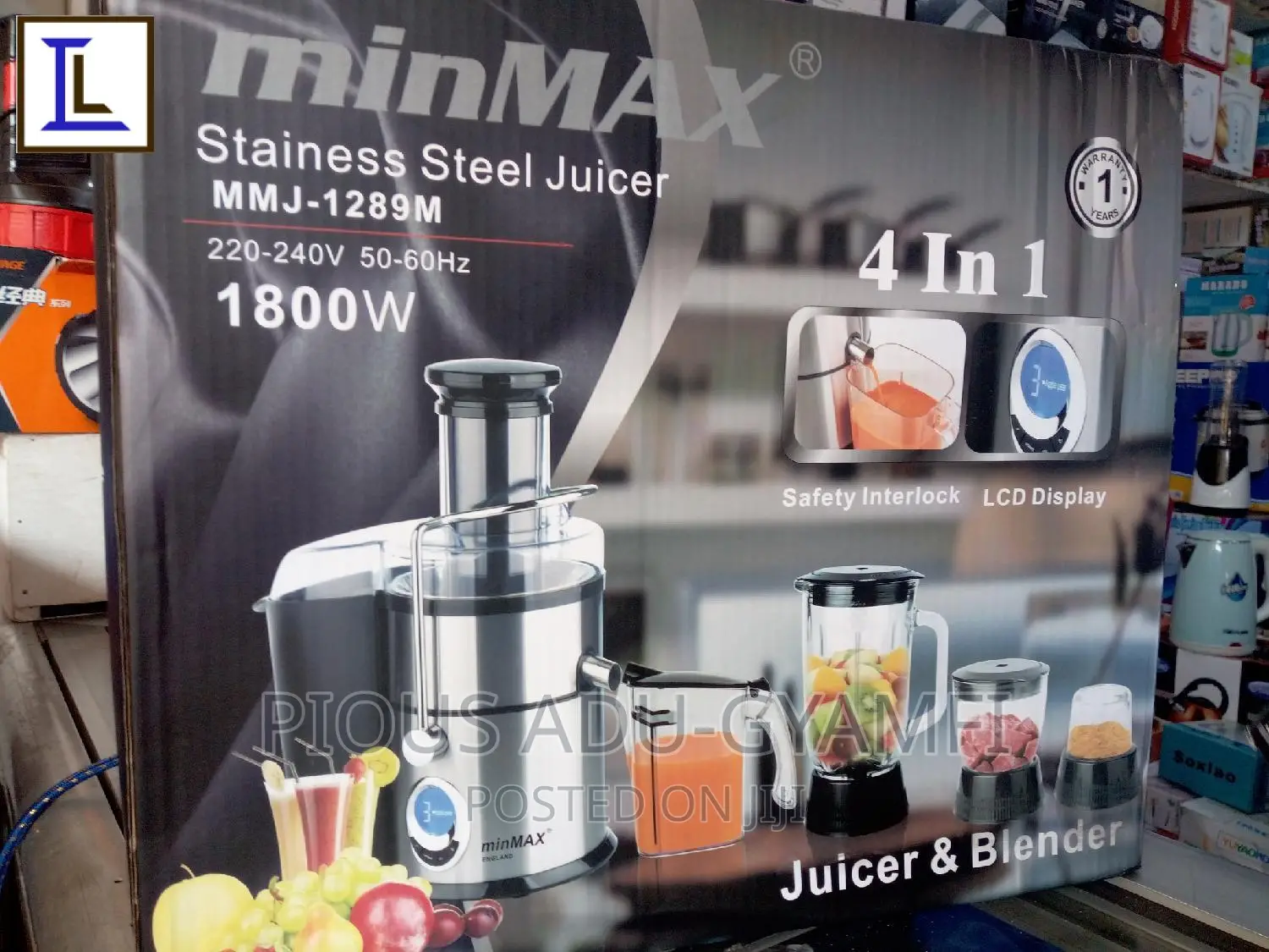 Minmax 4-in-1 Blender Juicer