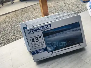 Nasco Digital Satelliet 43 Inches Black LED Glossy Tv 