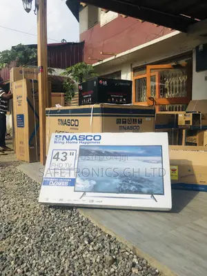 Glossy Led Satelliet Nasco 43 Inches Black Digital Tv